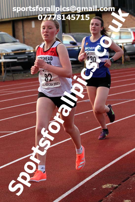 1500 metres, North East Grand Prix No. 1, Monkton on Wednesday, April 28th, 2021. Photo: David T. Hewitson/Sports for All Pics